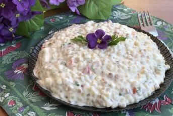 Yoğurtlu Kuskus Salatası Tarifi