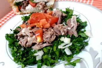 Kelle Söğüş Tarifi (İzmir'in Meşhur Söğüşü)