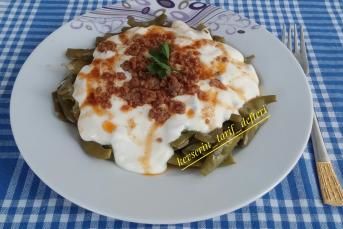 Enfes Kıymalı Taze Fasulye Boranisi