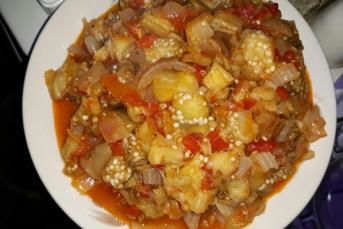 Közlenmiş Patlıcan Kavurma