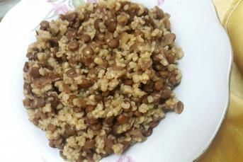 5 Dakikada Çok Pratik Mercimekli Bulgur Pilavı