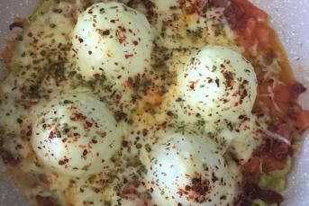 Pastırmalı Kaşarlı Yumurta