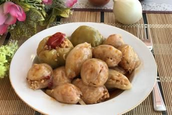 Zeytinyağlı Soğan Dolması