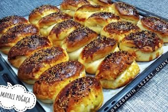 Mayalı Peynirli Puf Poğaça