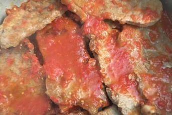 Domates Soslu Biftek