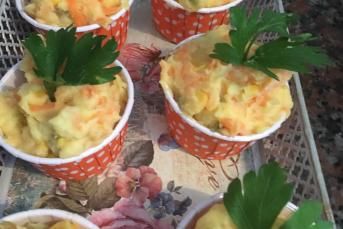 Muffin Kabında Patates Salatası