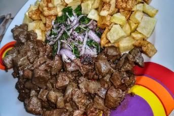 Patatesli Dana Ciğer Kavurma