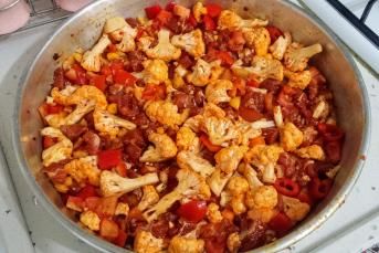 Fırında Etli Karnıbahar Yemeği (Sebze Yemeği Sevmeyenlere Özel)