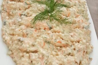 Yoğurtlu Havuçlu Kuskus Salatası Tarifi