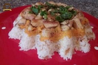 Tavuklu Büryan Pilavı