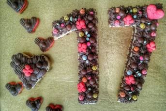 Rakamlı Kurabiye Pastası