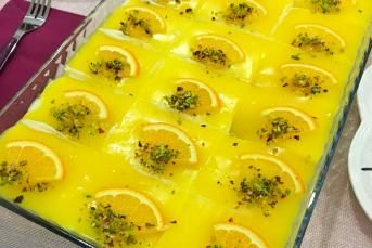 Portakallı Kedidilli Muhallebi