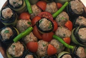 Patlıcanlı Güveç Köfte