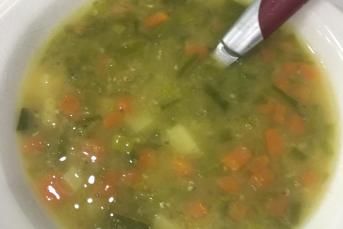 Pırasa Yapraklı Mercimek Çorbası