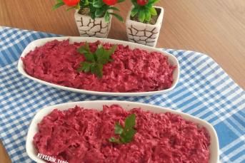 Yoğurtlu Nefis Kırmızı Pancar Salatası