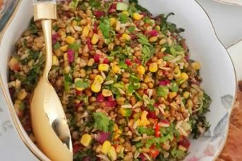 Ayçekirdekli Maş Fasulyesi Salatası