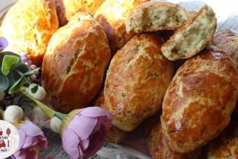 Mayasız Nefis Pratik Dereotlu Poğaça Tarifi