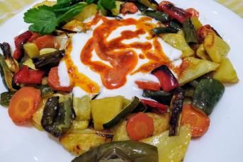 Fırında Sebze Kızartma (Hafif Ve Leziz)