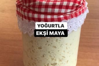 Yoğurtla Ekşi Maya Yapımı