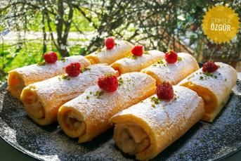 Evde Muzlu Rulo Pasta Yapımı