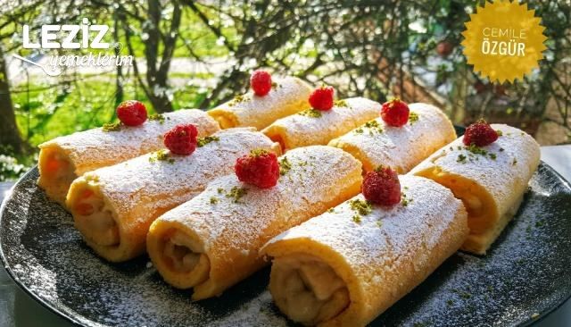 Evde Muzlu Rulo Pasta Yapımı - Leziz Yemeklerim