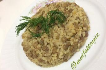 Kolay Yeşil Mercimekli Bulgur Pilavı