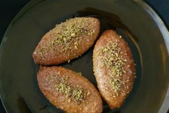 Kalbura Bastı Tatlısı Yapımı