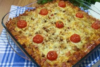 Kıymalı Kaşarlı Şahane Patates Püresi