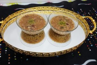 Çok Pratik Fıstıklı Cevizli Buğday Tatlısı