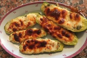 Fırında Peynirli Kabak