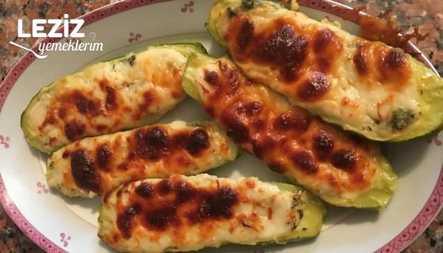 Fırında Peynirli Kabak - Leziz Yemeklerim-image