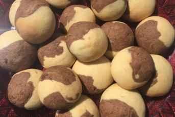 İki Renkli Un Kurabiyesi