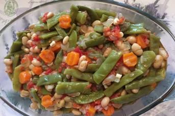 Zeytinyağlı Barbunyalı Taze Fasülye