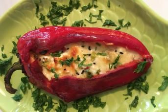 Peynirli Kapya Sandal Biber