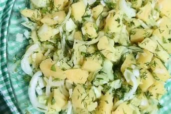 Dereotlu Patates Salatası Tarifi