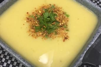 Kerevizli Sütlü Sebze Çorbası