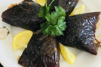 Kuru Patlıcan Dolması