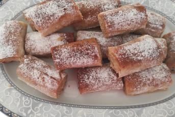 Baklava Yufkasından Tahinli Çıtır