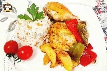 30 Dk Da Fırında Sebzeli Tavuk