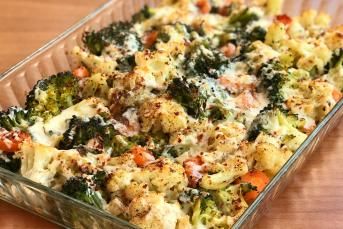 Fırında Karnabahar Ve Brokoli