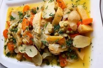 Portakallı Mandalinalı Yer Elması Yemeği