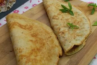 Fesleğenli Yulaflı Krep