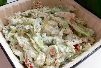 2 Dakika Da Hazır Yoğurtlu Brokoli Salatası