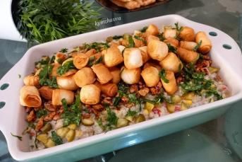 Çıtır Yufkalı Harika Salata