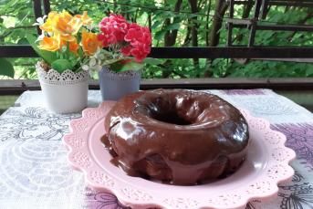 Kaynar Suyla Çikolata Soslu Kek