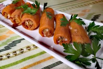 Sağlıklı Nefis Havuç Dolması Tarifi