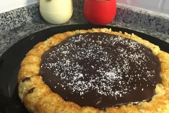 Sade Kek Yatağında Puding