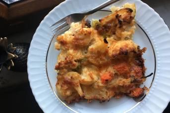 Fırında Havuçlu Karnıbahar