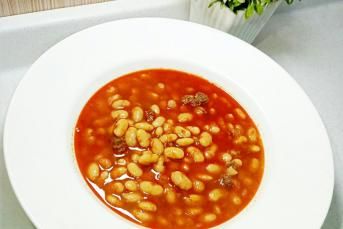 Düdüklüde Lokum Gibi Kıymalı Kuru Fasulye