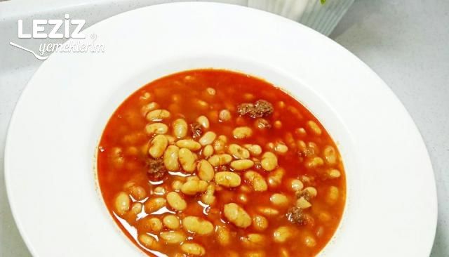 Düdüklüde Lokum Gibi Kıymalı Kuru Fasulye